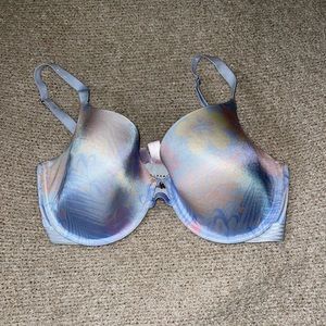 Savage x Fenty Blue Twinkle Watercolor Floral Print Bra